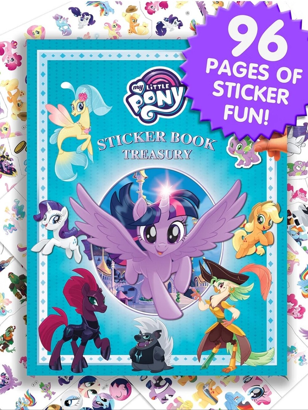My Little Pony Sticker Book Treasury Over 350 Reusable Stickers Never Used! 🦄✨